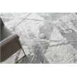 Gianni Handloomed Wool/Bamboo Silk Dark Gray/Silver 4'x6' Area Rug
