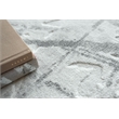 Gianni Handloomed Wool/Bamboo Silk Dark Gray/Silver 4'x6' Area Rug