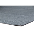 Greek Key Hand-Knotted Wool/Viscose Aqua 9'x12' Area Rug