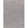 Greek Key Hand-Knotted Wool/Viscose Silver 12'x15' Area Rug