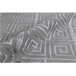 Greek Key Hand-Knotted Wool/Viscose Light Blue 5'x8' Area Rug