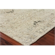 Heirloom Hand-Knotted New Zealand Wool Gray/Beige 4'x6' Area Rug