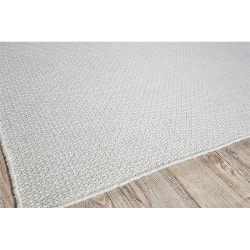 Gamma Flatweave Pet Ivory 3'x5' Area Rug