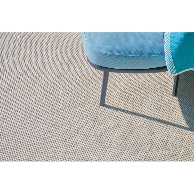 Gamma Flatweave Pet Ivory 4'x6' Area Rug