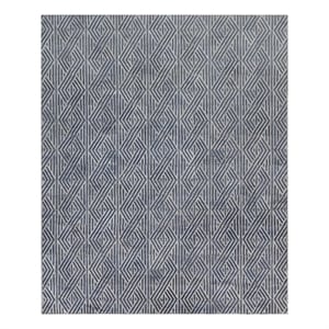 Granite Hide Hand-Tufted Leather Hide Sky 13'6&quotx17'6&quot Area Rug