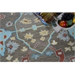 Hamilton Hand-Tufted New Zealand Wool Taupe/Multi 14'x18' Area Rug