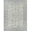 Harper Hand-Knotted New Zealand Wool Ivory/Light Blue 8'x10' Area Rug
