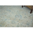 Harper Hand-Knotted New Zealand Wool Beige/Ivory/Blue 8'x10' Area Rug