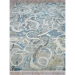 Gianni Handloomed Wool/Bamboo Silk Blues/Silver/Ivory 4'x6' Area Rug