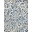 Gianni Handloomed Wool/Bamboo Silk Blues/Silver/Ivory 6'x9' Area Rug