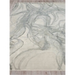 Gianni Handloomed Wool/Bamboo Silk Gray/Silver 6'x9' Area Rug