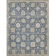 Heirloom Hand-Knotted New Zealand Wool Blue 12'x15' Area Rug