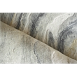 Gianni Handloomed Wool/Bamboo Silk Gray/Gold 8'x10' Area Rug