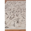 Goudy Handloomed Wool/Bamboo Silk Coco Brown/Cappuccino/Cream 6'x9' Area Rug