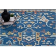 Hamilton Hand-Tufted New Zealand Wool Navy/Multi 14'x18' Area Rug