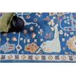 Hamilton Hand-Tufted New Zealand Wool Navy/Multi 9'x12' Area Rug