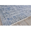Intrigue Power Loom Polyester/Acrylic Gray/Blue 8'x10' Area Rug