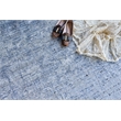 Intrigue Power Loom Polyester/Acrylic Gray/Blue 8'x10' Area Rug