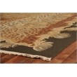 Jungle Flatweave New Zealand Wool White/Beige 6'x6' Round Area Rug