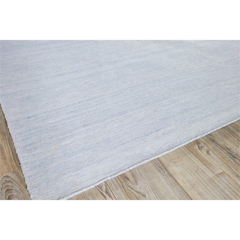 Kashmir Flatweave Pet Light Blue 14'x18' Area Rug