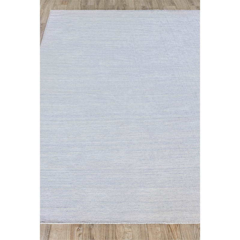 Kashmir Flatweave Pet Light Blue 14'x18' Area Rug