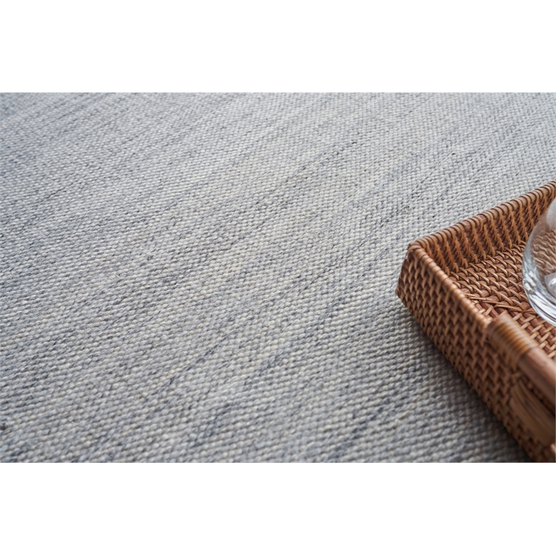 Kashmir Flatweave Pet Light Blue 14'x18' Area Rug
