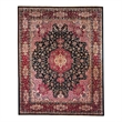 Heritage Power Loom Polyester/Acrylic Black/Red 12'x15' Area Rug