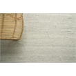 Hesse Flatweave Polyester/Cotton Light Silver 6'x9' Area Rug