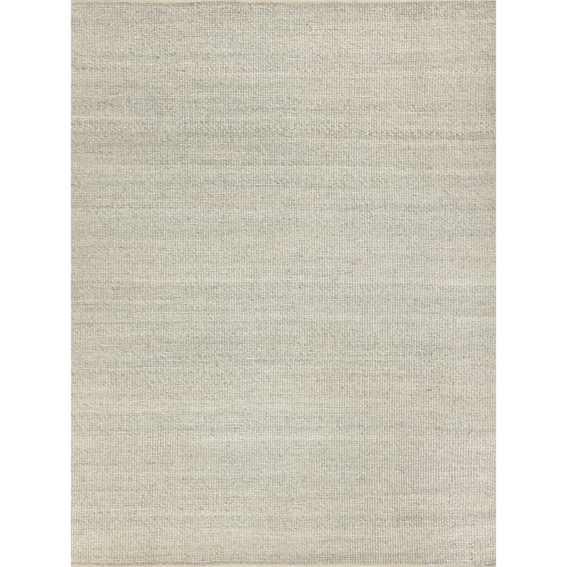Hesse Flatweave Polyester/Cotton Light Silver 9'x12' Area Rug