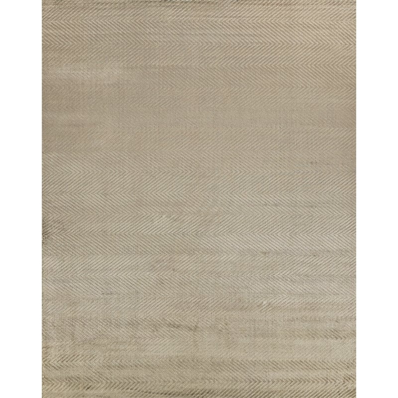 Honeycomb Handloomed Viscose Khaki 6'x9' Area Rug
