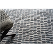 Ink Blot Hand-Tufted New Zealand Wool Black/Gray 2'x3' Area Rug