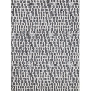 Ink Blot Hand-Tufted New Zealand Wool Black/Gray 5'x8' Area Rug