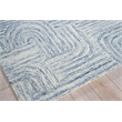 Juno Hand-Tufted New Zealand Wool Blue/Ivory 5'x8' Area Rug