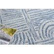 Juno Hand-Tufted New Zealand Wool Blue/Ivory 5'x8' Area Rug