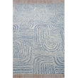Juno Hand-Tufted New Zealand Wool Blue/Ivory 9'x12' Area Rug