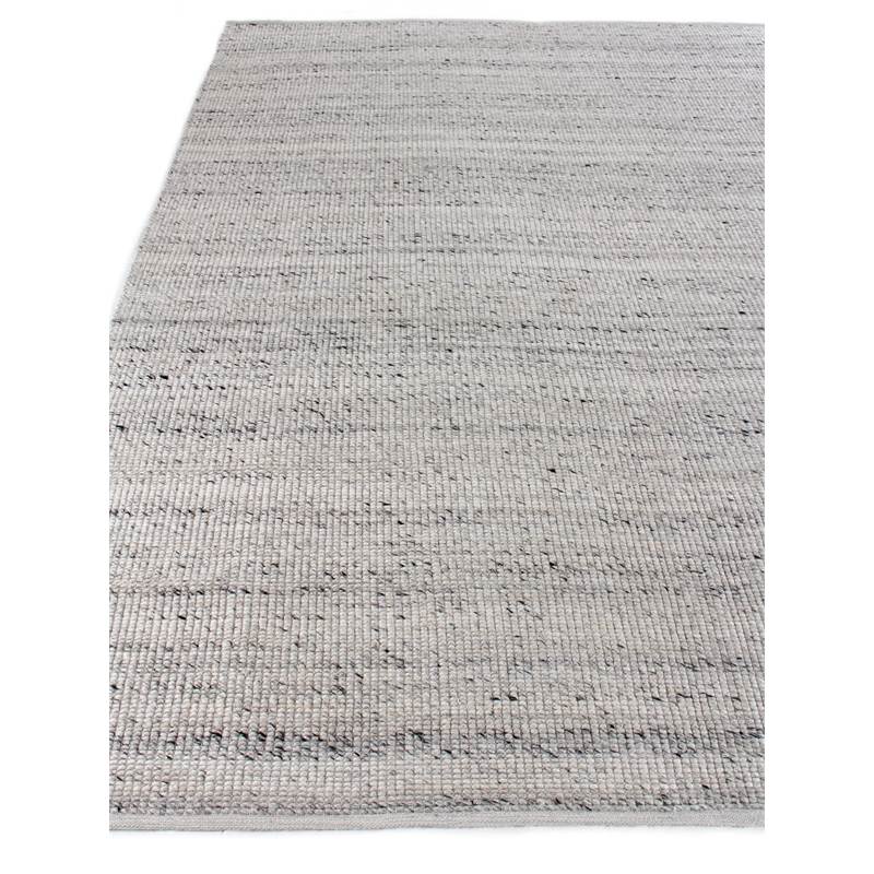 Hesse Flatweave Polyester/Cotton Silver 6'x9' Area Rug