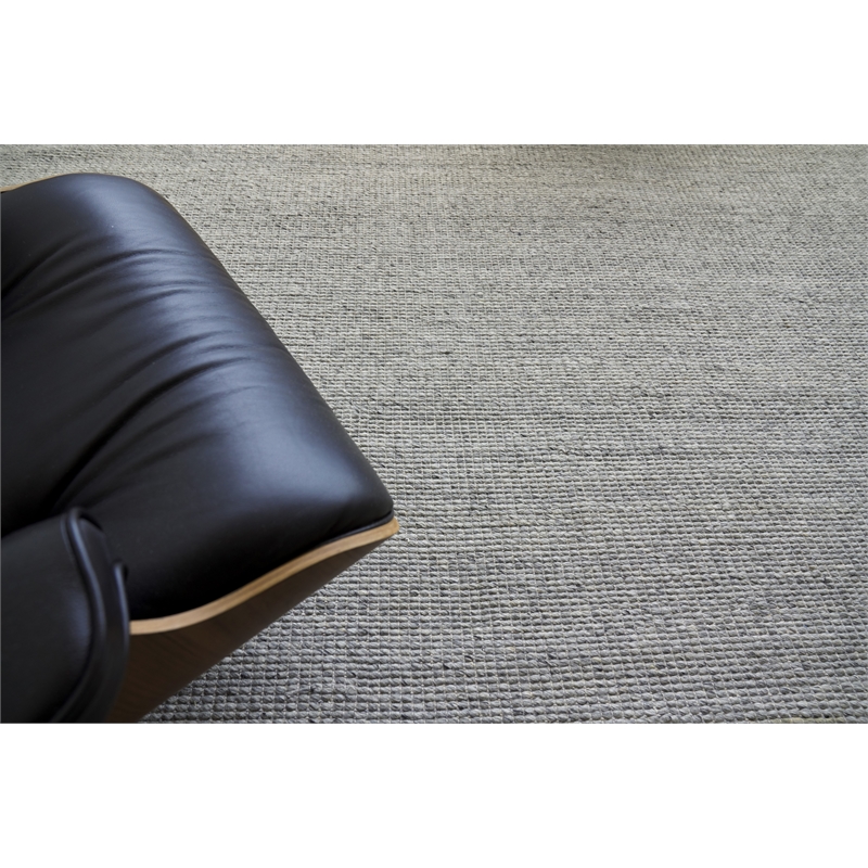 Hesse Flatweave Polyester/Cotton Silver 8'x10' Area Rug