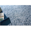 Ink Blot Hand-Tufted New Zealand Wool Navy 5'x8' Area Rug