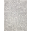 Juno Hand-Tufted New Zealand Wool Gray/Ivory 5'x8' Area Rug
