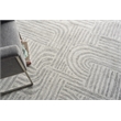 Juno Hand-Tufted New Zealand Wool Gray/Ivory 9'x12' Area Rug