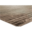 High Low Handloomed Viscose Khaki 12'x15' Area Rug