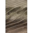High Low Handloomed Viscose Khaki 12'x15' Area Rug