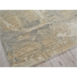 Infinity Power Loom Wool/Nylon Silver/Gray 4'x6' Area Rug