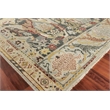 Jurassic Hand-Knotted New Zealand Wool Black/Beige 8'x10' Area Rug