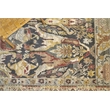 Jurassic Hand-Knotted New Zealand Wool Black/Beige 9'x12' Area Rug