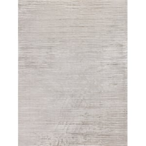 High Low Handloomed Viscose Beige 10'x14' Area Rug