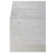 High Low Handloomed Viscose White 10'x14' Area Rug