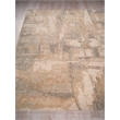 Infinity Power Loom Wool/Nylon Silver/Beige 6'x9' Area Rug