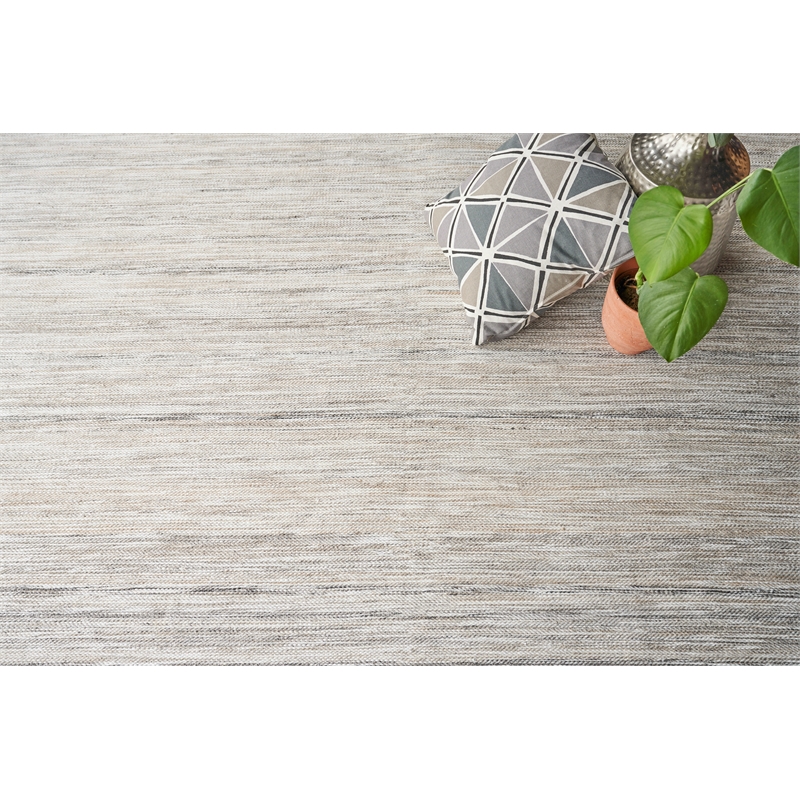 Kashmir Flatweave Pet Light Taupe 8'x10' Area Rug