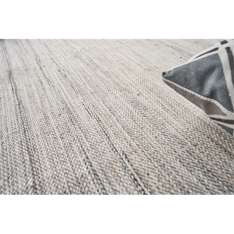 Kashmir Flatweave Pet Light Taupe 8'x10' Area Rug